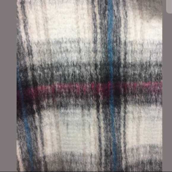 KENNETH COLE NEW YORK Plaid Peacoat - Picture 2 of 8